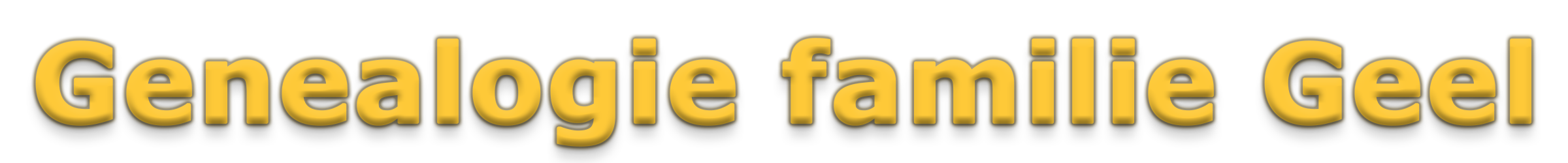 banner Genealogie familie Geel